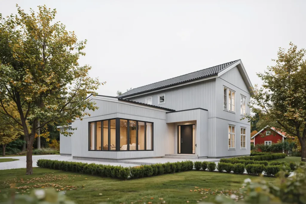 tillbyggnad av vardagsrum och hall i gustavsberg v rmd