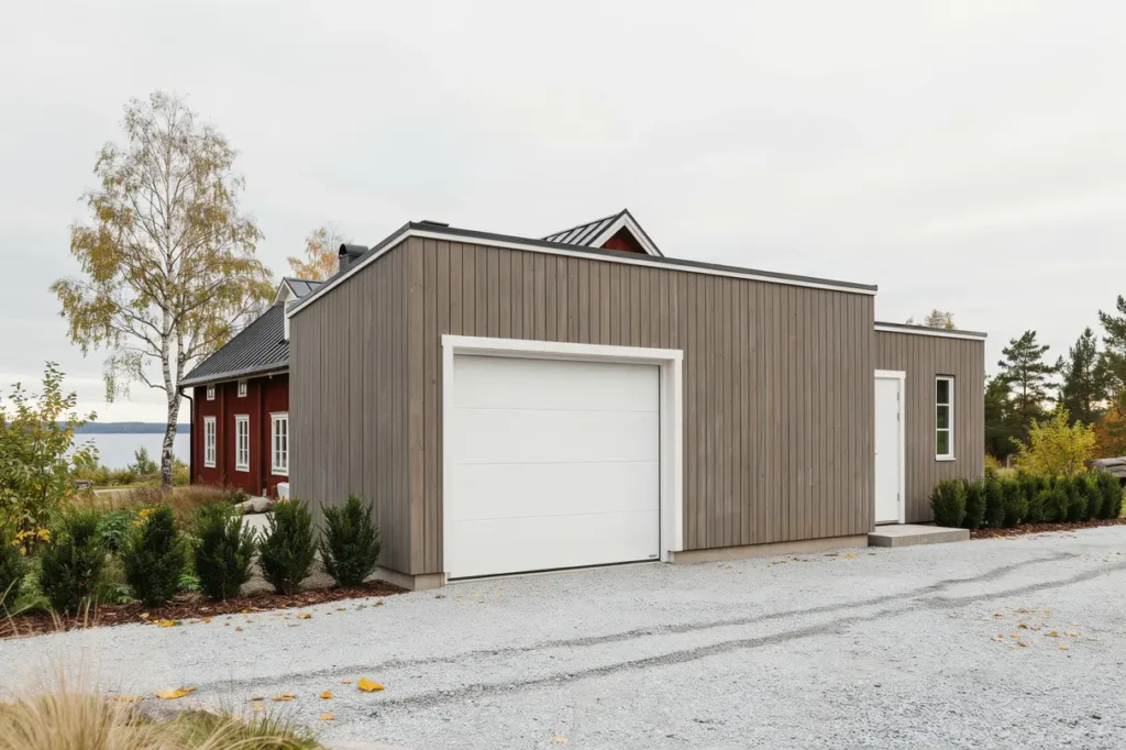 tillbyggnad av garage och f rr d i gustavsberg v rmd