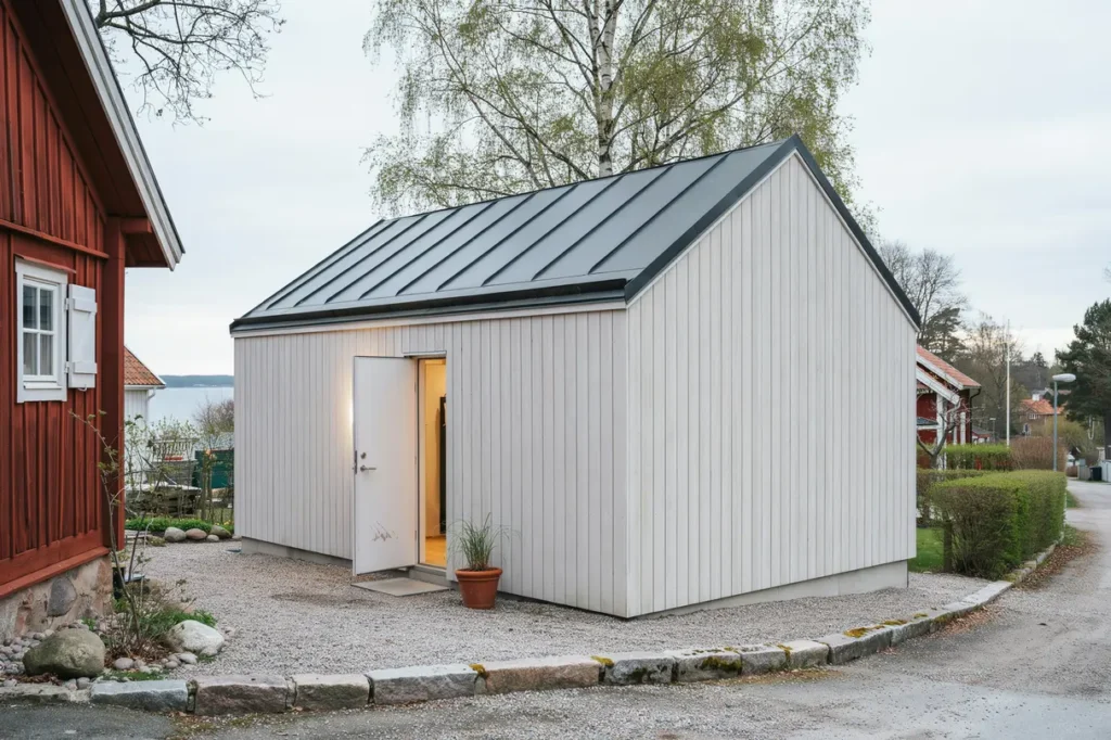 garage ombyggt till l genhet med loft i gustavsberg v rmd